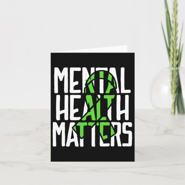 Tarjeta Problemas de salud Lucha contra el estigma Awarene (Anverso)