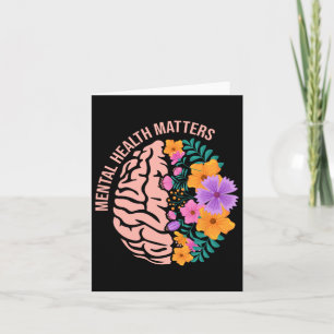 Tarjeta Problemas de salud mental Concienciación Mental