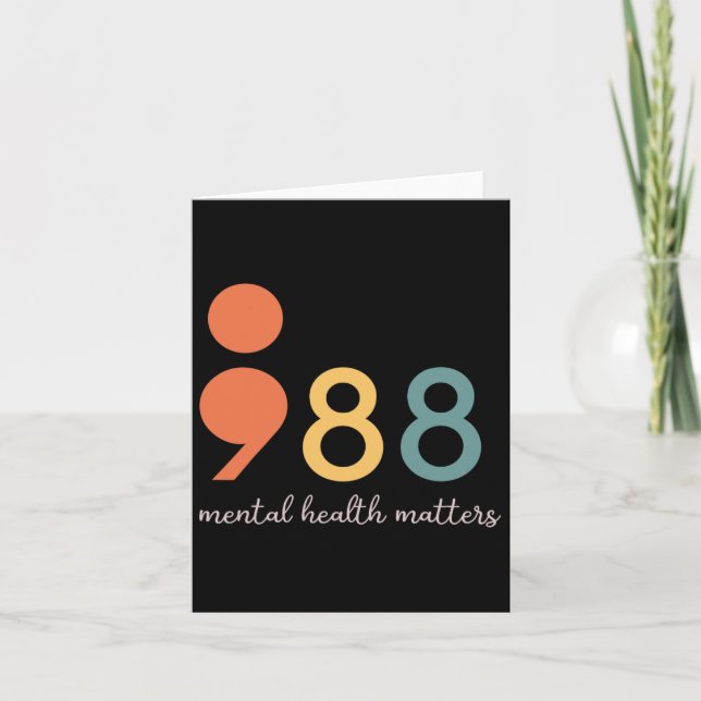 Tarjeta Problemas de salud mental de semicolón Prevalencia (Anverso)