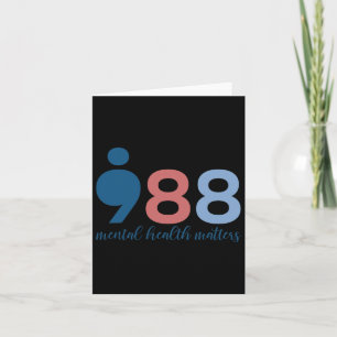 Tarjeta Problemas de salud mental Prevención del suicidio