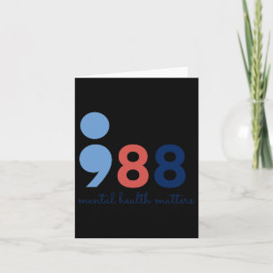 Tarjeta Problemas de salud Semicolon Suicidio Hotline Prev