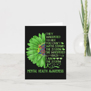 Tarjeta Problemas De Sensibilización Sobre La Salud Mental