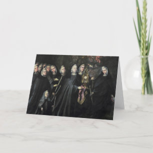 Tarjeta Procesión de St. Clare con la eucaristía