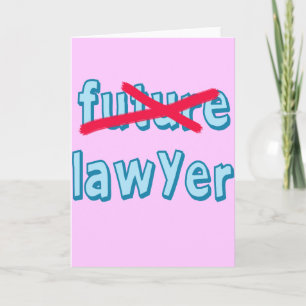 Tarjeta Productos de graduación de abogados