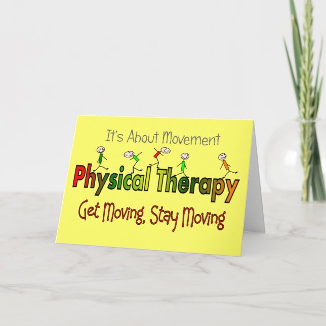 Tarjeta Productos y regalos de terapia física (Anverso)