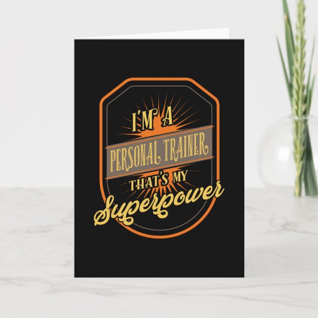 Tarjeta Profesión de formador personal (Anverso)