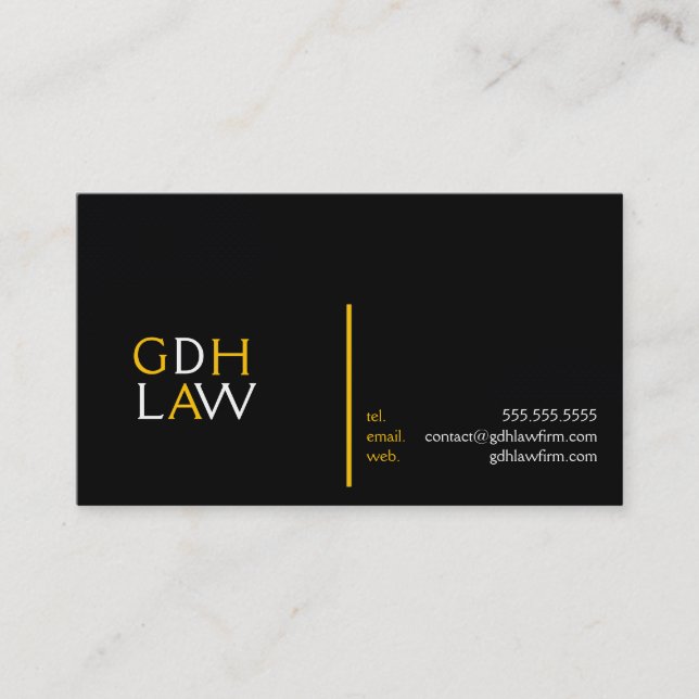 Tarjeta profesional de abogados de abogados de la  (Anverso)