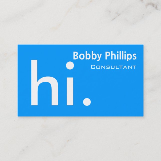 tarjeta profesional de consultores (Anverso)