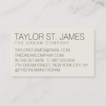 Tarjeta profesional de doble cara