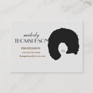 Tarjeta profesional de encargo