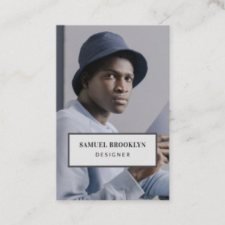 Tarjeta profesional de fotografía