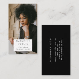 Tarjeta profesional de fotografía moderna