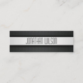 Tarjeta profesional de negocios de fibra de carbon