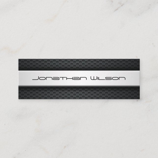 Tarjeta profesional de negocios de fibra de carbon (Anverso)