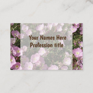 tarjeta profesional de negocios de foto de flores 