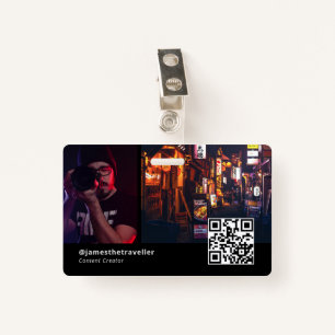 Tarjeta profesional de negocios moderna con ID de