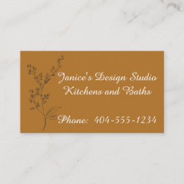 Tarjeta profesional de oro y blanco