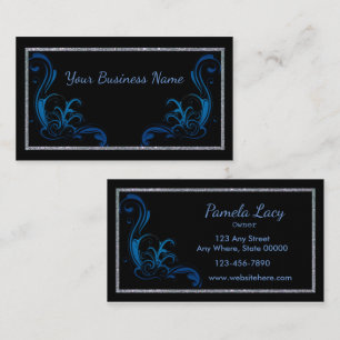 Tarjeta profesional de presentación con tarjeta az