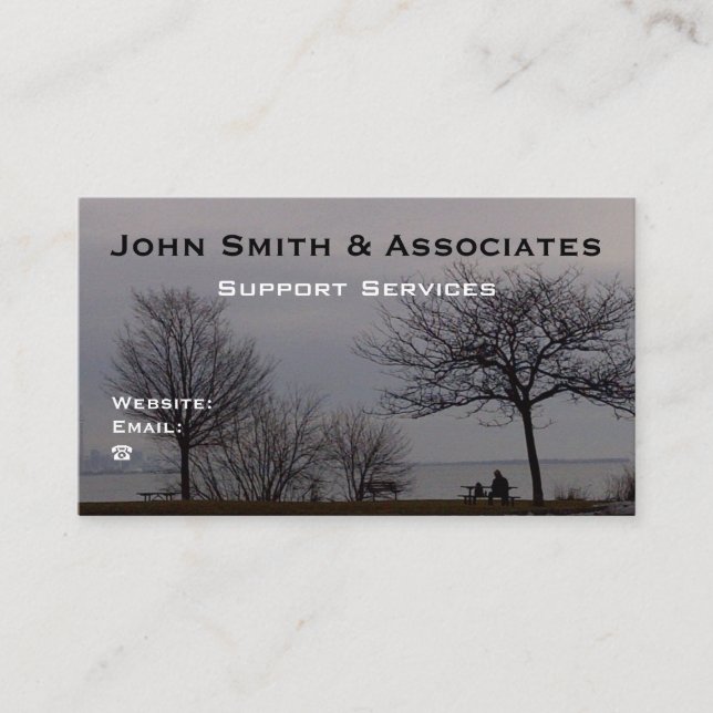 Tarjeta profesional de visita de RoseWrites (Anverso)