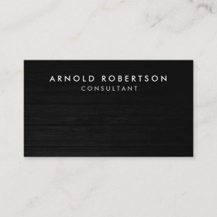 Tarjeta profesional de Wood Plain Gray