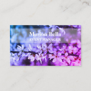 tarjeta profesional elegante de belleza floral