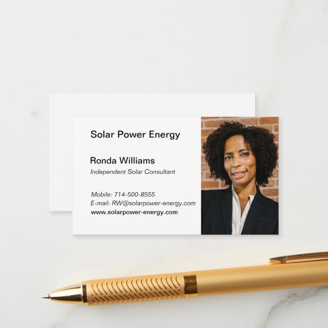 Tarjeta profesional HeadShot (Anverso/Reverso In Situ)