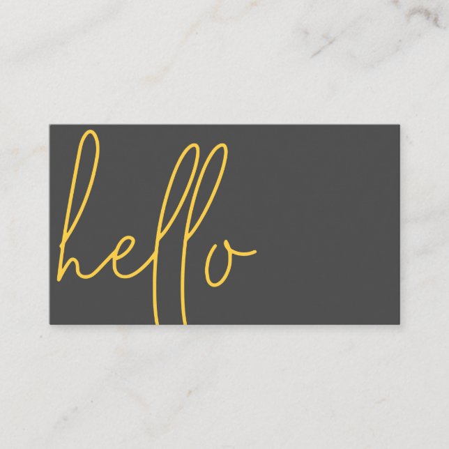 Tarjeta profesional moderna (Anverso)