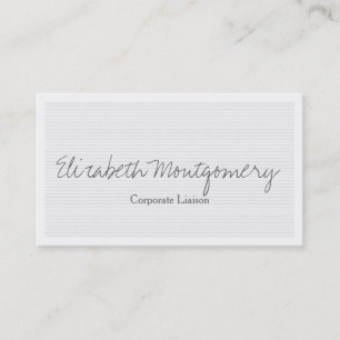 Tarjeta profesional moderna de color gris claro