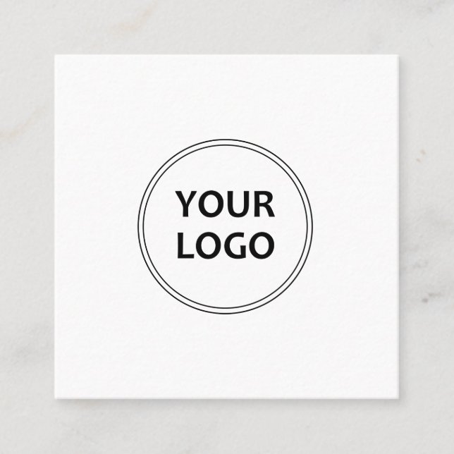 tarjeta profesional moderna para el logotipo (Anverso)