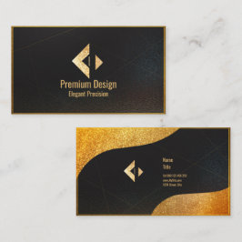 Tarjeta profesional Premium Royal Gold