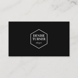 Tarjeta profesional simple Minimalista