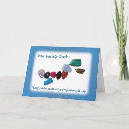Tarjeta Profesionales administrativos Día de verdad sacude
