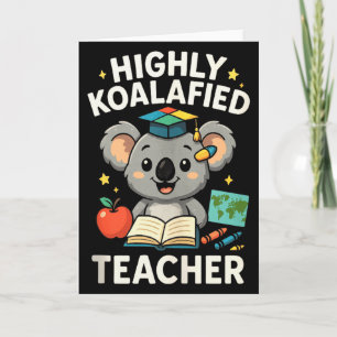 Tarjeta Profesor Altamente Koalificado - Tanque de Oso Koa