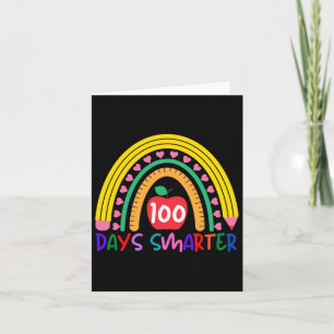 Tarjeta Profesor Cita 100 Días De Maestra Y Estudiante Esc