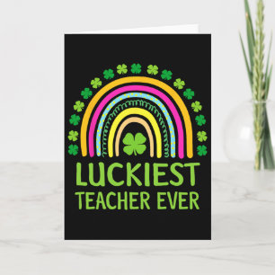 Tarjeta Profesor con más suerte del mundo regalo escolar d