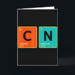 Tarjeta Profesor de ciencia divertido meme vintage retro 6<br><div class="desc">Profesor de ciencia divertido meme vintage retro 67 tabla periódica</div>