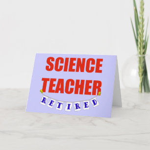 TARJETA PROFESOR DE CIENCIAS RETIRADO
