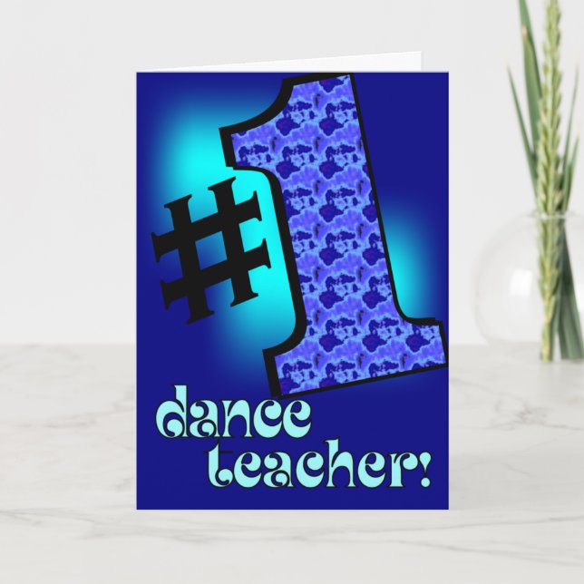 Tarjeta Profesor de danza #1 (Anverso)