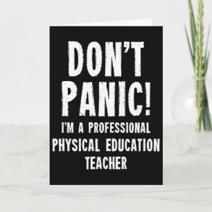 Tarjeta Profesor de Educación Física
