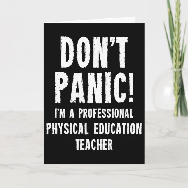 Tarjeta Profesor de Educación Física (Anverso)