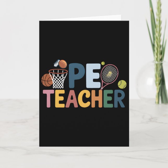 Tarjeta Profesor de Educación Física Ap (Anverso)