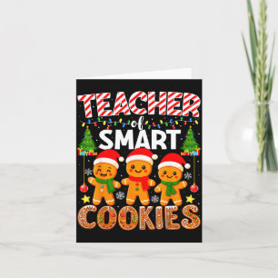 Tarjeta Profesor De Galletas Inteligentes Divertido Profes