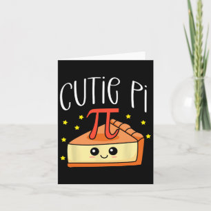 Tarjeta Profesor de Math Lover de Pi Day 3.14 Cutie Pie