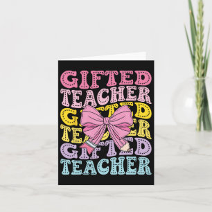 Tarjeta Profesor Dotado Y Talentoso Profesor Gt Squad Espa