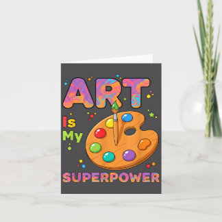 Tarjeta Profesor - El Arte Es Mi Profesor De Arte Dibujand