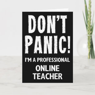 Tarjeta Profesor en línea