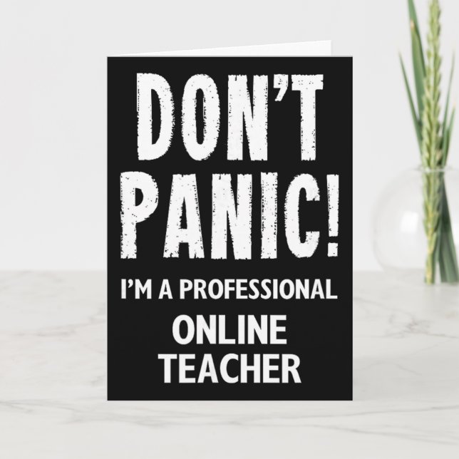 Tarjeta Profesor en línea (Anverso)
