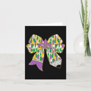 Tarjeta Profesor Krewe Mardi Gras Festival Fleur De Lis Co