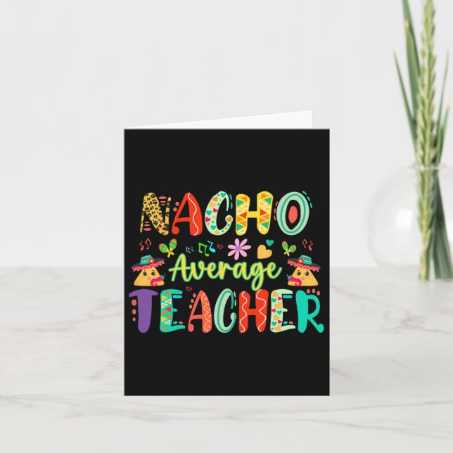 Tarjeta Profesor no promedio  (Anverso)
