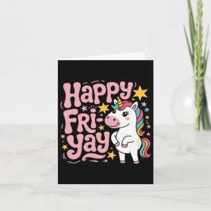 Tarjeta Profesor Viernes Fri-yay Finde Feliz Viernes